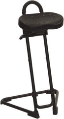 ShopSol - Swivel & Adjustable Stools Type: Sit-Stand Stool Base Type: Tubular Steel - Best Tool & Supply