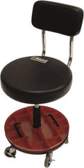 ShopSol - Swivel & Adjustable Stools Type: Adjustable Height Stool Base Type: Steel - Best Tool & Supply