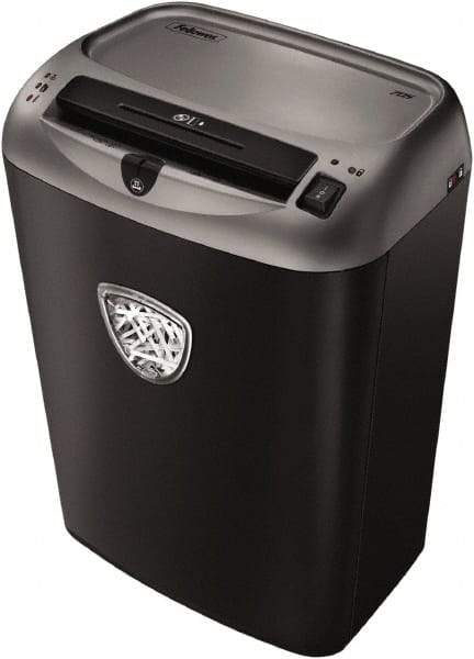 FELLOWES - 7/32" Strip, 14 Sheet Strip Cut Personal Shredder - 15-11/16" Long x 11-5/16" Wide x 18-13/16" High, Level 2 Security, 7 Gal Wastebasket - Best Tool & Supply