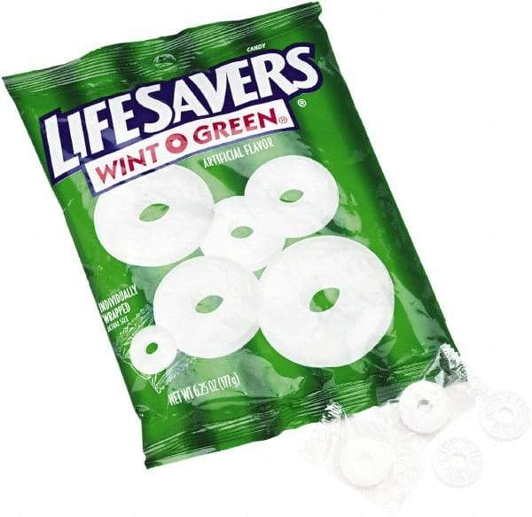 LifeSavers - Candy - Hard Candy, Wint-O-Green, Individually Wrapped, 6.25oz Bag - Best Tool & Supply