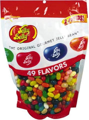 Jelly Belly - Candy - Candy, 49 Assorted Flavors, 2lb Bag - Best Tool & Supply