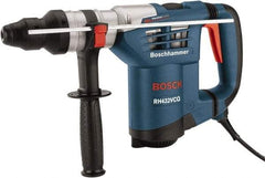 Bosch - 120 Volt 1-1/4" Keyless Chuck Electric Rotary Hammer - 0 to 3,600 BPM, 0 to 750 RPM, Reversible - Best Tool & Supply