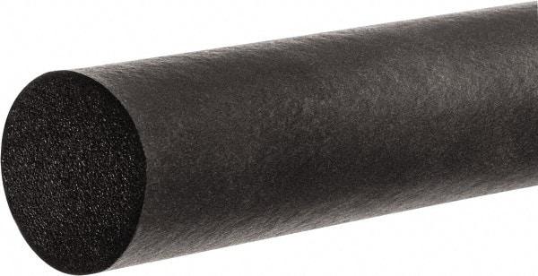 Value Collection - 3' Long, Neoprene Foam Cord - 1" Diam, Black - Best Tool & Supply