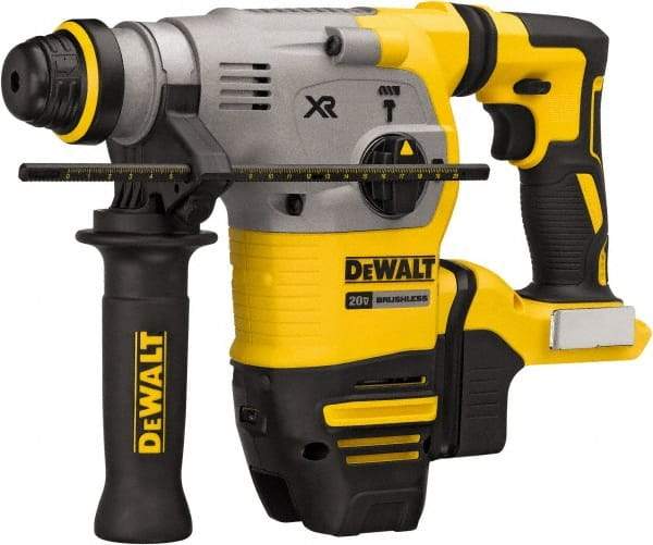 DeWALT - 20 Volt 1-1/8" SDS Plus Chuck Cordless Rotary Hammer - 0 to 4,480 BPM, 0 to 1,500 RPM, Reversible - Best Tool & Supply