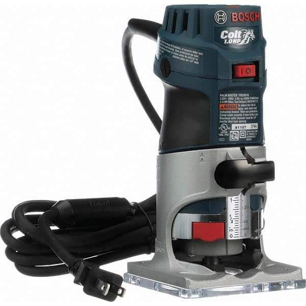 Bosch - Router Kits Router Type: D-Handle Speed (RPM): 15000-30000 - Best Tool & Supply