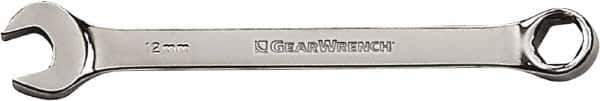 GearWrench - 9mm 6 Point Combination Wrench - 6-1/4" OAL, Steel, Full Polish Finish - Best Tool & Supply