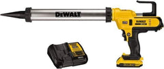 DeWALT - 29 oz Full Barrel Battery Caulk/Adhesive Applicator - Use with 10 to 20 oz Sausage Packs - Best Tool & Supply