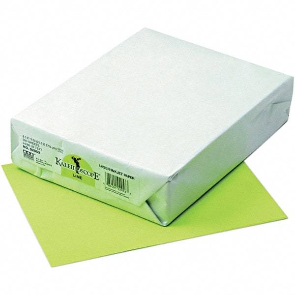 Pacon - 8-1/2" x 11" Lime Colored Copy Paper - Use with Laser Printers, Copiers, Inkjet Printers - Best Tool & Supply