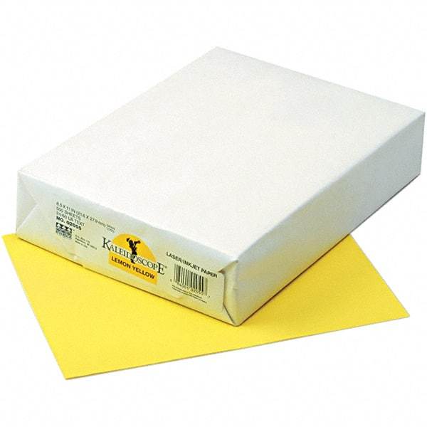 Pacon - 8-1/2" x 11" Lemon Yellow Colored Copy Paper - Use with Laser Printers, Copiers, Inkjet Printers - Best Tool & Supply