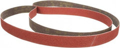 3M - 3/4" Wide x 18" OAL, 120 Grit, Aluminum Oxide Abrasive Belt - Aluminum Oxide, Coated, XF Weighted Cloth Backing, Series 384F - Best Tool & Supply