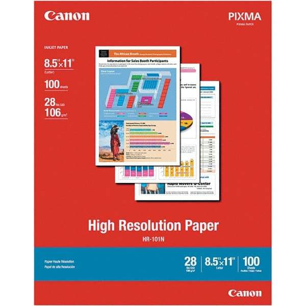 Canon - 8-1/2" x 11" White Photo Paper - Use with Canon Pixma Printers - Best Tool & Supply