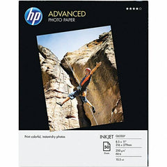 Hewlett-Packard - 8-1/2" x 11" White Photo Paper - Use with Inkjet Printers - Best Tool & Supply