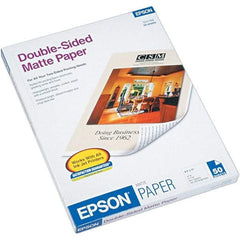 Epson - 8-1/2" x 11" Bright White Photo Paper - Use with Inkjet Printers - Best Tool & Supply