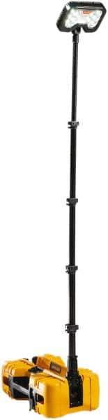 Pelican Products, Inc. - 12 Volt, Cordless, LED Portable Floor Work Light - 1 Head, 6,000 Lumens, Polypropylene, 26" High - Best Tool & Supply