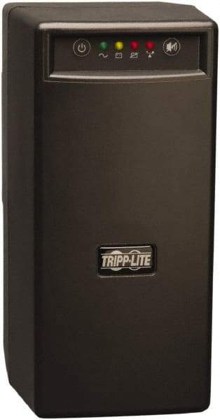 Tripp-Lite - 15 Amp, 600 VA, Tower Mount Standby Backup Uninterruptible Power Supply - Backup 3.3 min with Full Load & 11.1 min with Half Load, 120 VAC Input & Output, 375 Watt Output, 1 Phases, 6 Outlets - Best Tool & Supply