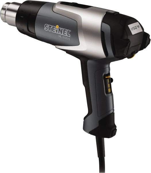 Steinel - 120 to 1,100°F Heat Setting, 4 to 13 CFM Air Flow, Heat Gun - 120 Volts, 12.5 Amps, 1,600 Watts, 6' Cord Length - Best Tool & Supply