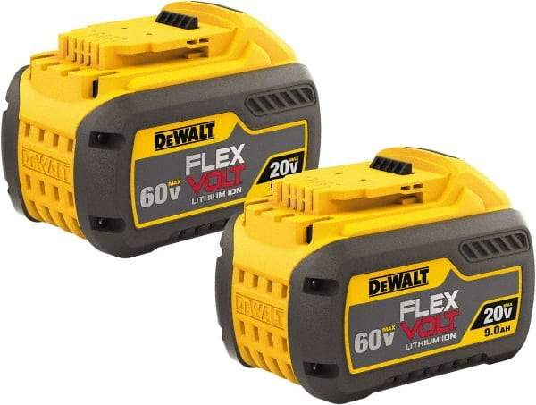 DeWALT - 60 Volt Lithium-Ion Power Tool Battery - 9 Ahr Capacity, 2 hr Charge Time, Series 20/60 FLEXVOLT - Best Tool & Supply