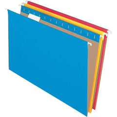 Pendaflex - 9-1/2 x 16", Legal, Assorted Colors, Hanging File Folder - 11 Point Stock, 1/5 Tab Cut Location - Best Tool & Supply