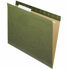 Pendaflex - 8-1/2 x 11", Letter Size, Standard Green, Hanging File Folder - 11 Point Stock, 1/3 Tab Cut Location - Best Tool & Supply