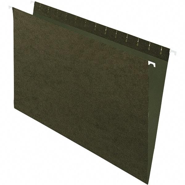 Pendaflex - 9-1/2 x 16", Legal, Standard Green, Hanging File Folder - 11 Point Stock, Straight Tab Cut Location - Best Tool & Supply