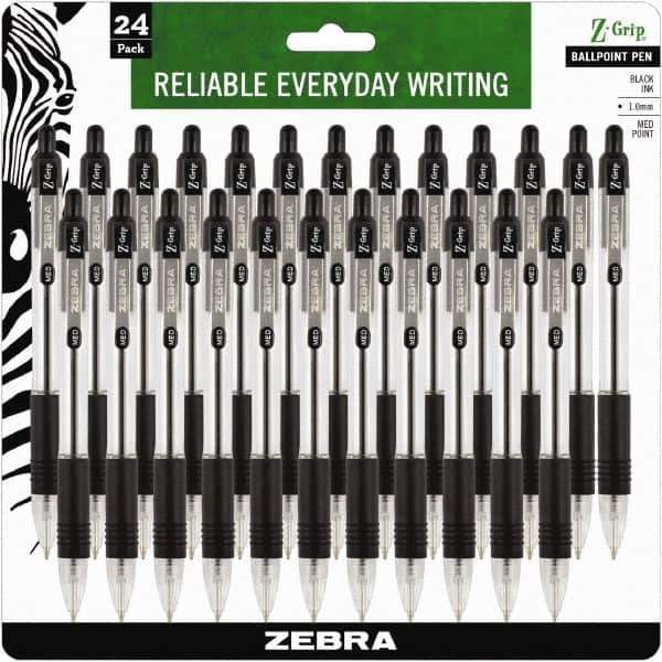 Zebra - Conical Ball Point Pen - Black - Best Tool & Supply