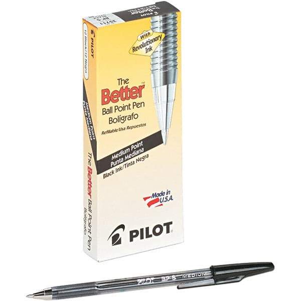 Pilot - Conical Ball Point Pen - Black - Best Tool & Supply