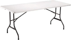 ALERA - 30" Long x 71" Wide x 29" High, Folding Table - White - Best Tool & Supply