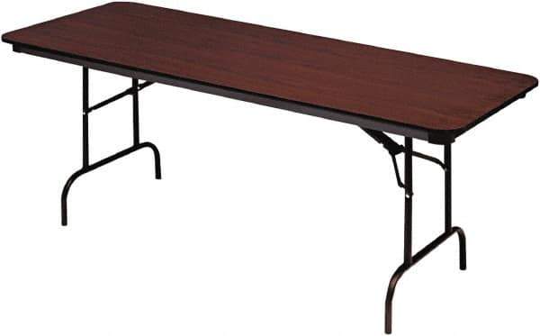 ICEBERG - 30" Long x 72" Wide x 29" High, Folding Table - Mahogany - Best Tool & Supply