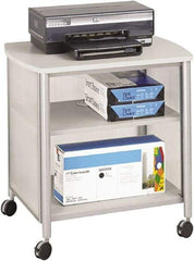 Safco - Gray Case/Stand - Use with Printer, Office Machines - Best Tool & Supply