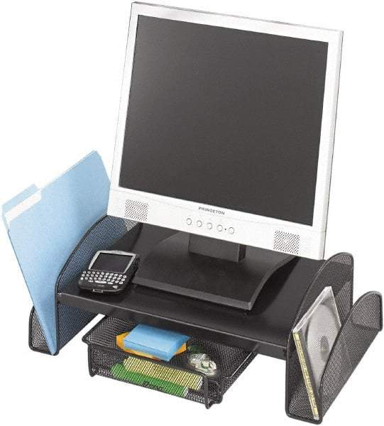 Safco - Black Printer/Copier Stand - Use with Monitor - Best Tool & Supply