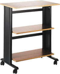 Safco - Cherry & Black Printer/Copier Stand - Use with Printer, Paper, Copiers - Best Tool & Supply