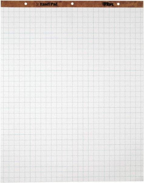 TOPS - Easel Pads, Quadrille Rule, 27 x 34, White, 50 Sheets, 4 Pads/Carton, Easel Pads - Use with Whiteboards, Chalkboards, Walls, Easel St&s - Best Tool & Supply