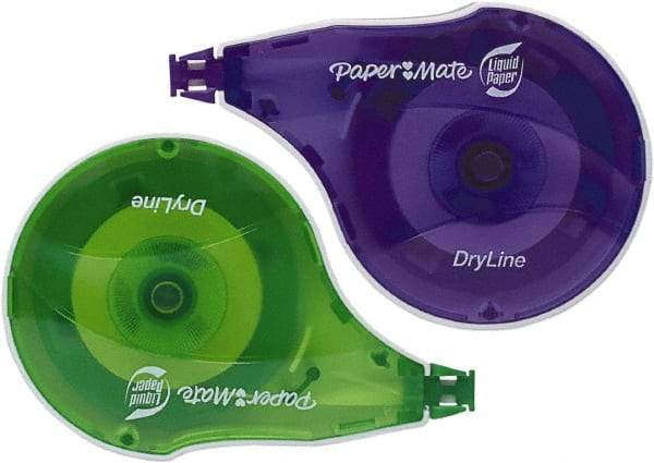 Paper Mate Liquid Paper - 1/6" x 472" Correction Tape Non-Refillable - Best Tool & Supply