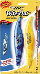 Bic - 1/5" x 236" Correction Tape Non-Refillable - Best Tool & Supply