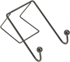 FELLOWES - 2 Hooks, 4" Long x 5-1/8" Deep, Metal Double Wall Hook - 6" High - Best Tool & Supply