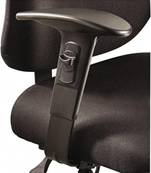 Safco - Black Adjustable T-Pad Arms - For Safco Alday 24/7 Task Chairs; Safco Vue Heavy-Duty Extended Height Stools - Best Tool & Supply