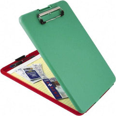 Saunders - 1-1/4" Long x 9-1/2" Wide, Clip Board - Red/Green - Best Tool & Supply