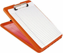 Saunders - 1-1/4" Long x 9-1/2" Wide, Clip Board - High Visibility Orange - Best Tool & Supply