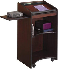 Safco - Laminated, Wood Portable Lectern - 19-3/4" Deep x 25-1/4" Wide x 46" High - Best Tool & Supply