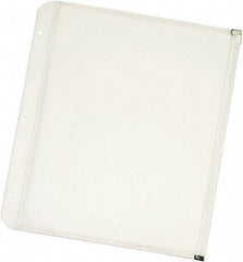 Cardinal - 11 x 8 1/2" 3 Tabs, 3-Hole Punched, Binder Pockets Divider - Clear - Best Tool & Supply