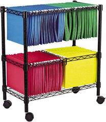 ALERA - 250 Lb Capacity, 26" Wide x 14" Long x 29-1/2" High File Cart - 1 Shelf, Steel - Best Tool & Supply