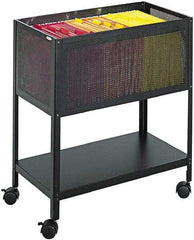 Safco - 5 Lb Capacity, 13-1/2" Wide x 24-1/4" Long x 27-1/2" High Tote Cart - 1 Shelf, Steel - Best Tool & Supply