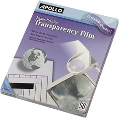 Apollo - Transparency Films & Sleeves Audio Visual Conference Accessory Type: Transparency Sleeves For Use With: Laser Copiers; Laser Printers - Best Tool & Supply