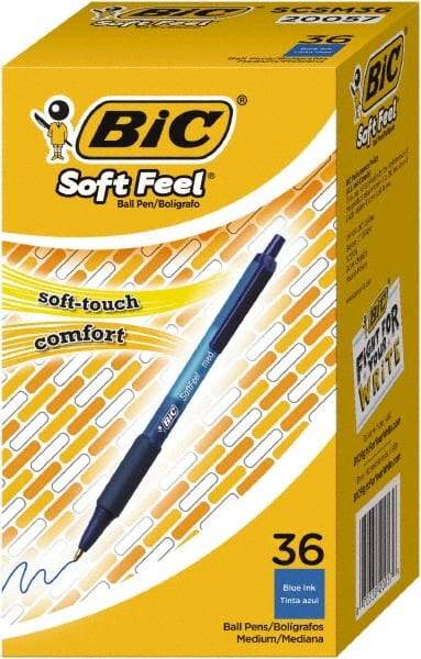 Bic - Conical Ball Point Pen - Blue - Best Tool & Supply