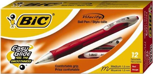 Bic - Conical Ball Point Pen - Red - Best Tool & Supply