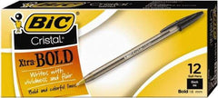 Bic - Conical Ball Point Pen - Black - Best Tool & Supply