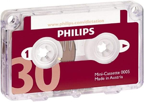 Philips - Cassette - Use with Dictation Recorder - Best Tool & Supply