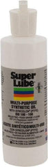 Synco Chemical - 8 oz Bottle Oil with PTFE Direct Food Contact White Oil - Translucent, -45°F to 450°F, Food Grade - Best Tool & Supply