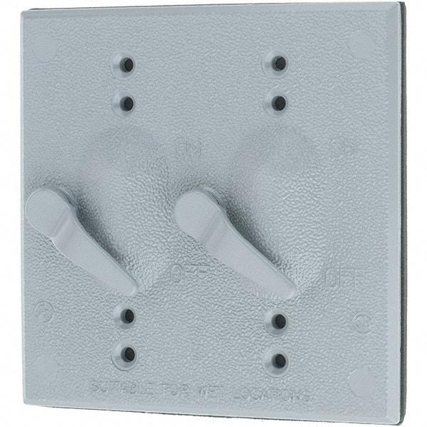 Leviton - Electrical Outlet Box Aluminum\xB6Zinc Device Cover - Best Tool & Supply