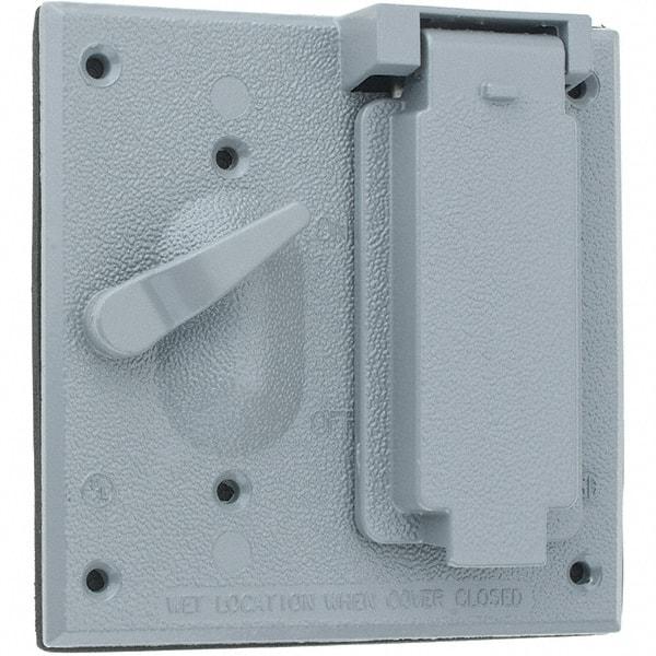 Leviton - Electrical Outlet Box Zinc Device Cover - Best Tool & Supply